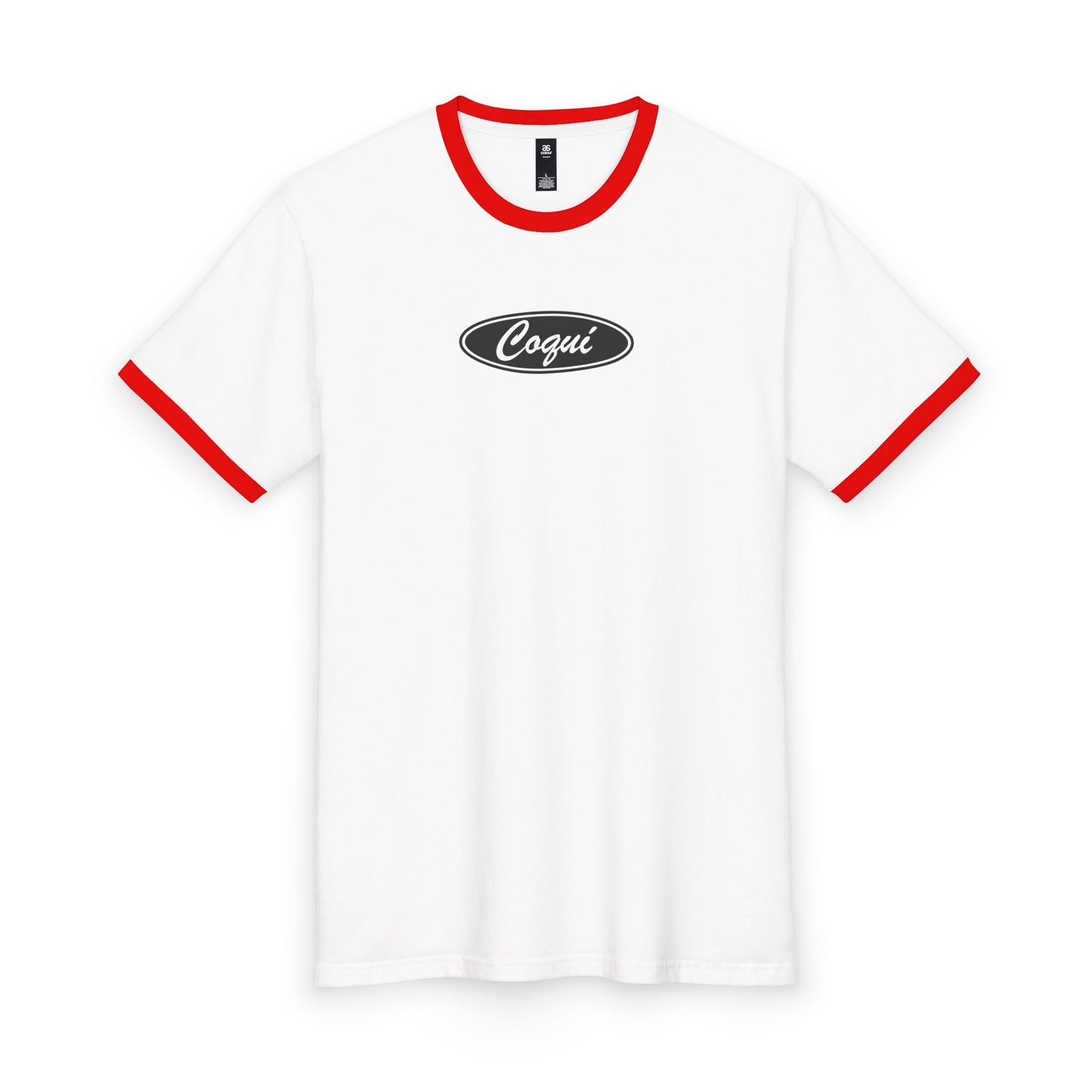 Coquí Logo Ringer Tee
